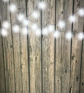 Country Wood with Lights