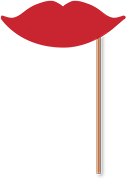 red lips prop
